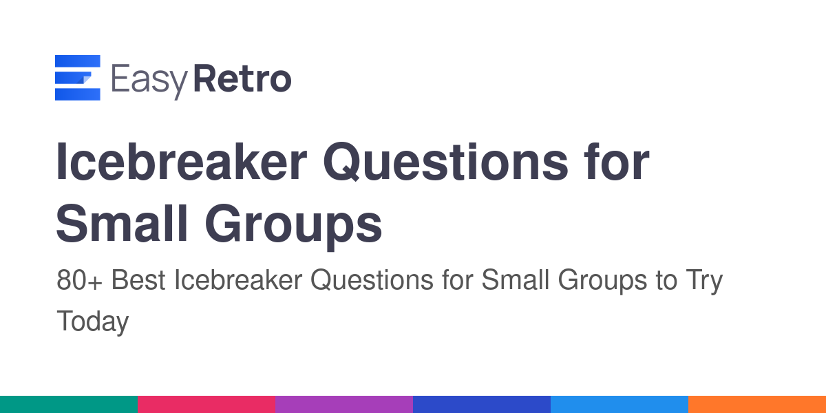 Free Online Questions for Your Team | EasyRetro